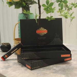 Wholesale Custom Cigar Packaging Black Handmade