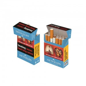 Fabricantes de impresión personalizada de caixas de cigarros de papel (20 unidades)