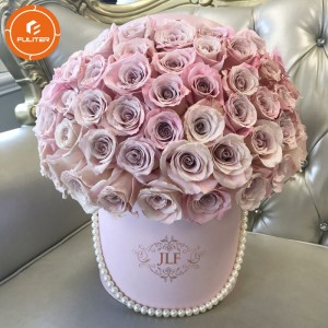 luxury round flower girl proposal boxes wedding...