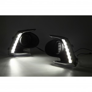 Wenye LED daytime running light for Mitsubishi Attrage fog lamp cover