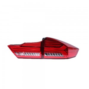 WenYe Tail lamp for Honda City 2015-2019 running turn signal function red and smoked