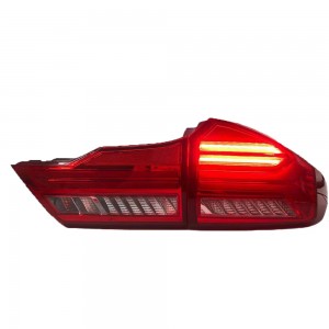 WenYe Tail lamp for Honda City 2015-2019 running turn signal function red and smoked