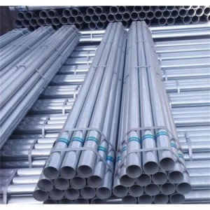 2019 High quality Hot Dipped Galvanized Rectangular Section Cold Rolled Material Mild Steel Pipe for Construction