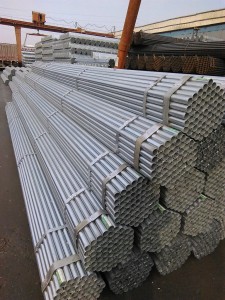 Galvanized steel pipe processing