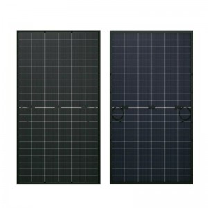 Module solaire biface à double verre à cadre noir TOPCon 505W-525W
