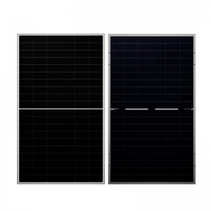 625W-645W Güneş Paneli Çift Yüzlü HJT Yarım Hücreli Çift Camlı Güneş Modülü