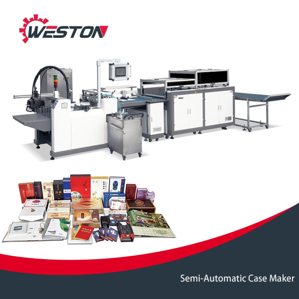 WESTON ZFM-700 900 Semi-Automatesch Album Cover Making Machine Handy Cover Hiersteller Case Maker Case Making Machine