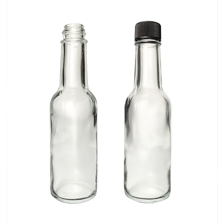 Minimal Bottles Silicone Sauce Container 180ml, X 2, Clear - Clear