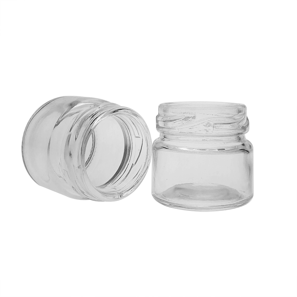 25ml.Small Glass Clear Jars With Screw Top Wedding,Honey,Jam inc