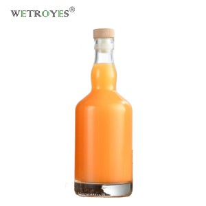 Bulk 500ml Spirit Gin Rum Glass Liquor Bottle for Vodka Distillery