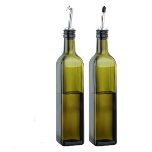 500ml Dark Green Glass Oil Vinegar Bottle