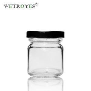 35ml Mini Empty Round Glass Jar for Honey Jams Jelly