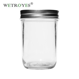 8oz 240ml Regular Mouth Food Storage Glass Mason Jars