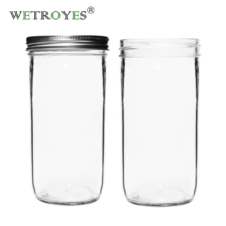 10 oz Mason Jars, 24 Pack 300ml Glass Canning Jars with 10oz,24 Pack,  Silver