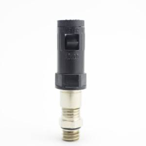 Connector With Strain Relief With Metal Thread