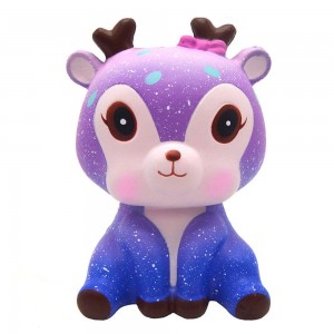 Factory new animals squishy galaxy reindeer fast shipment stretchy squishies toy
