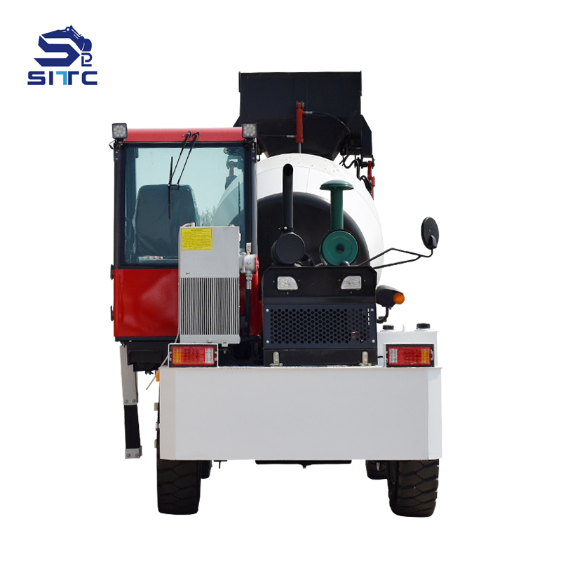 Wholesale China Mini Excavator Auction Manufacturers Suppliers –  SITC4000 Auto feeding concrete mix truck for sell   – Simply detail pictures