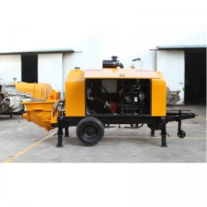 Wholesale China Wheeled Excavator 3 Ton Factories Exporter –  Trailer Concrete Pump HBTS40.06.55E  – Simply