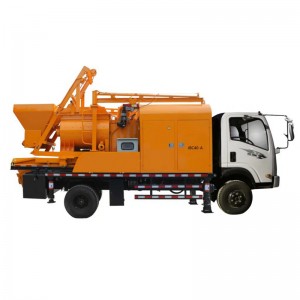 Truck Mounted Concrete Pump With Mixer