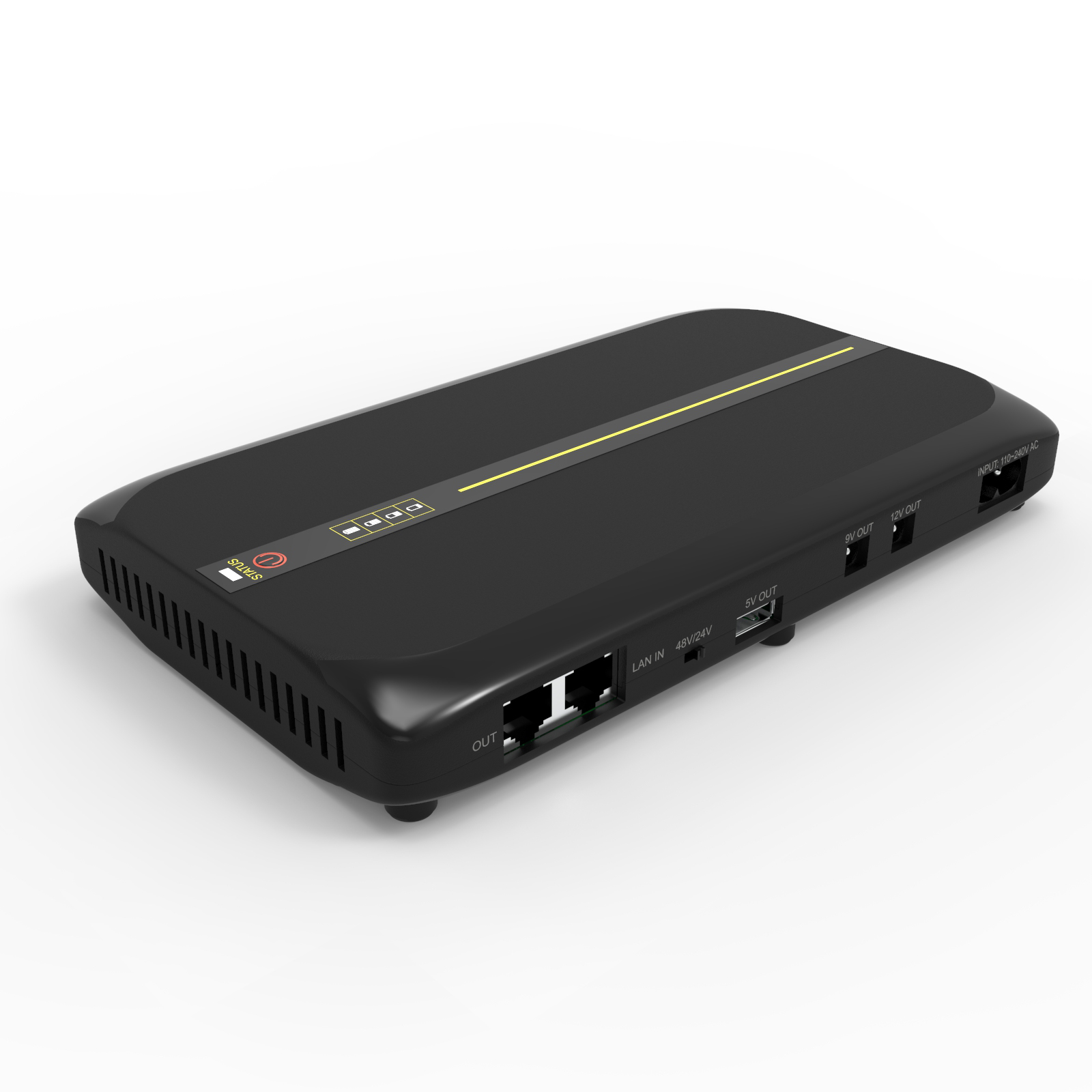 WGP POE Mini UPS Furnizimi me energji të pandërprerë Dc Ups Poe Output 9v 12v 24V 48V Mini Ups për routerin wifi