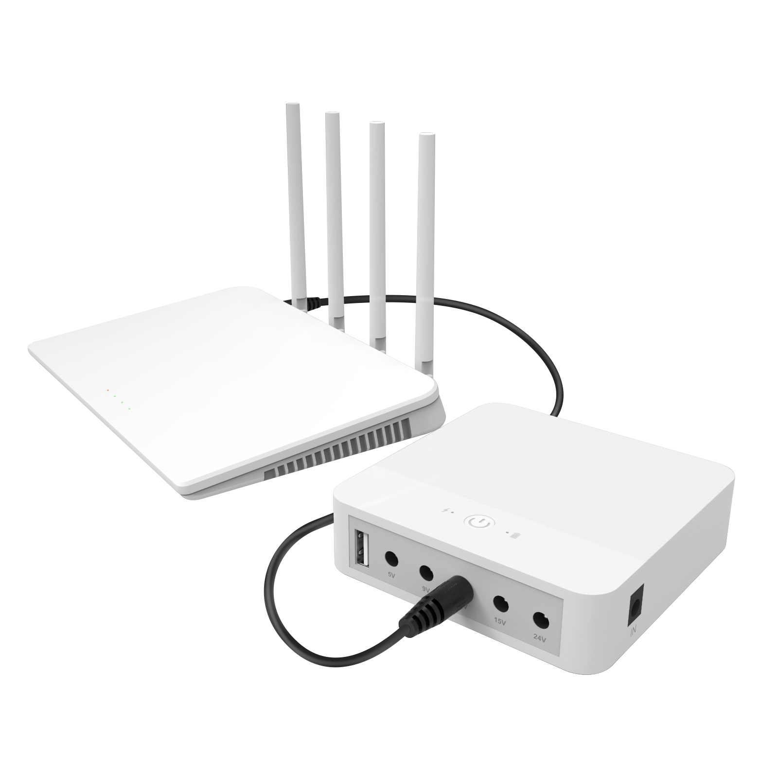 WGP ntse mini ups rau WiFi router tsis tawg 12V