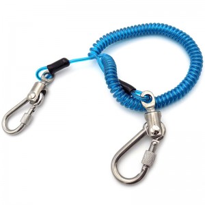 Ordinary Discount Spring Coil Lanyards - tool Lanyard With Fall Protection – Linhui Hardware