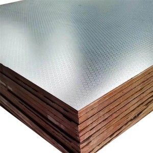Waterproof marine anti-slip wiremesh black film faced plywood for construction