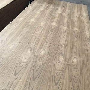 Natural teak veneer faced fancy plywood price for furniture wall almira