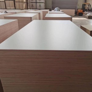 HPL matt white fireproof plywood