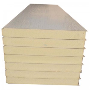Low MOQ for China 50mm /75mm/100mm Roof/Wall Fireproof/Insulated EPS/Rock Wool/PU/Polyurethane/PIR Foam Board Sandwich Panel for Steel Structure/Cold Storage/Workshop