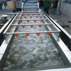 Defrosting  (thawing) machine canned fish production line