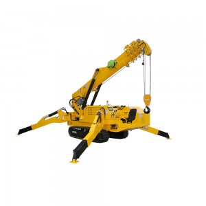 5 Ton Telescopic Booms Spider Crawler Crane with high quality and best price
