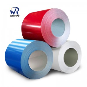 Factory source Ppgl Coil Manufacturers In China - ppgi coil, PPGI Coils Galvanized Steel With Red, Green, Blue, White Colors – Win Road