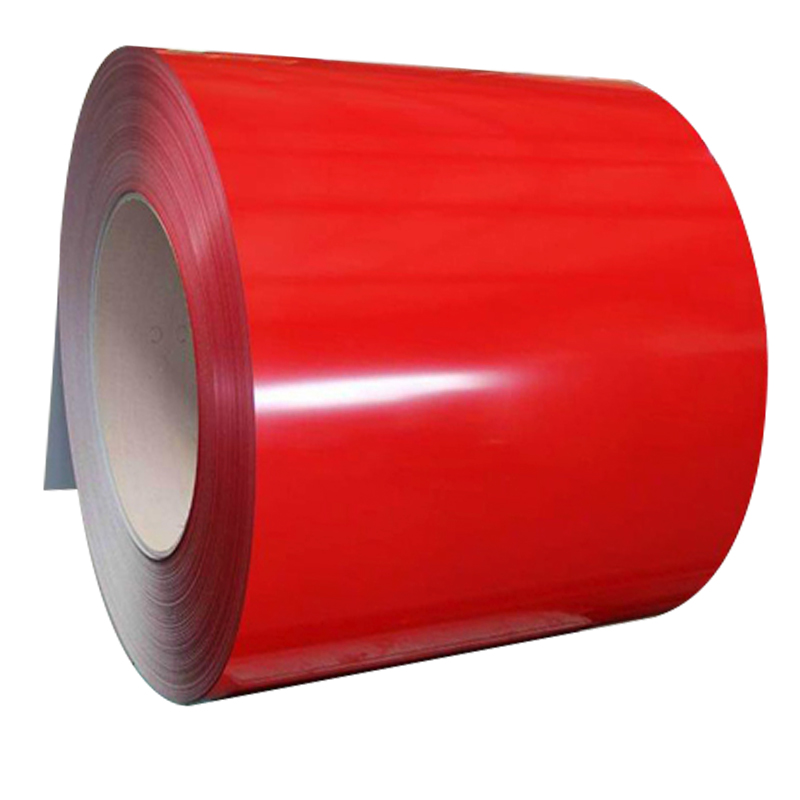 Color coated ppgi coil manufacturer With 0.12-3MM thick red colors