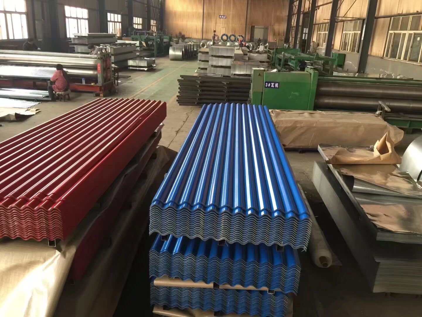 China Iron Sheets Roofing, Roofing Sheets Sizes 0.45mm 0.35mm PPGI Prepainted Galvanized