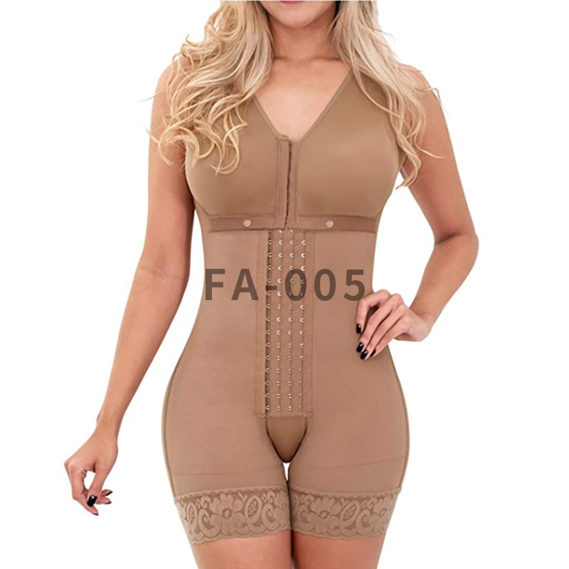 China wholesale Fajas Shaper Manufacturers –  FA-005 Beige Fajas- Shapewear Waist Slimming Girdles for Women – YUBEIYE