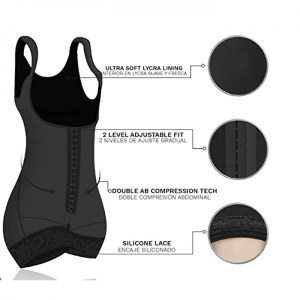 FA-006 Black Fajas-Surgical Compression Garments for Women/ fajas shaper