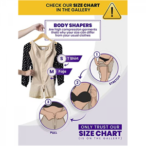 FA-008 Beige Fajas-Strapless Postpartum Girdles Butt Lift for Women/ Tummy Control Panties for Women Shapewear