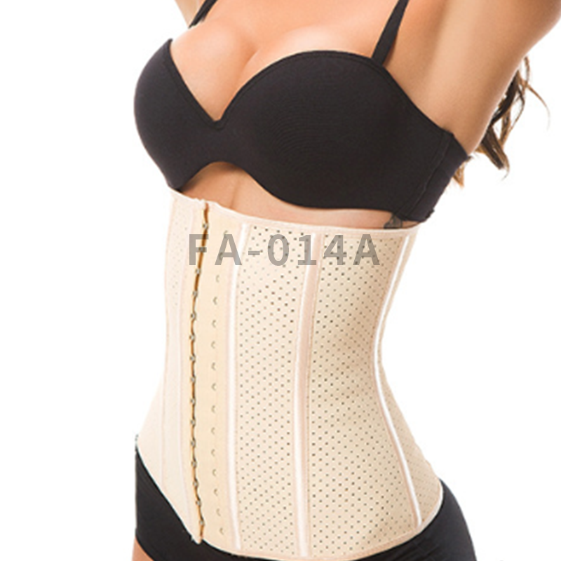 FA-014A waist trainer 9 steel bone with punching hole