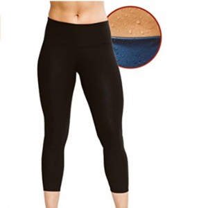 Sweat Shaper Women’s Sauna Leggings Compression High Waist Yoga Pants Thermo Sweat Capris