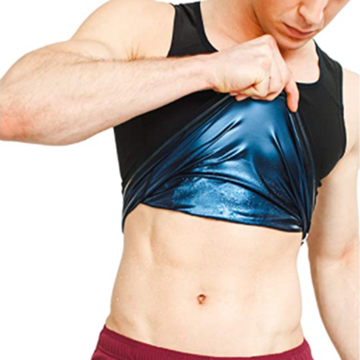 Sweat Shaper Men’s Premium Slimming Shapewear Workout Sauna Tank Top Vest Featured Image