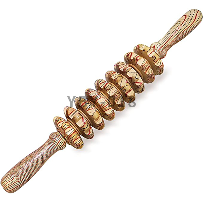 Leading Manufacturer for Wooden Foot Massager Roller - Wooden Massager Handheld Roller Trigger Point Massager Stick for Fascia, Cellulite, Muscle & Abdomen , Body Therapy Massager, Muscle Bell...