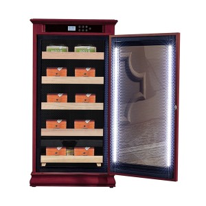 Smart humidor fridge cigarette wine chiller cedar shelf electric cigar cellar cooler cabinet machine