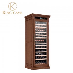 liquor cabinet with wine fridge