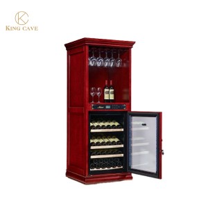Wholesale custom wine cellar home living use for room wine cabinet frigidaire with wine fridge cooler