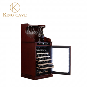 wine bar cabinet with fridge