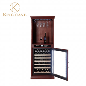 antique wood wine rack cabinet