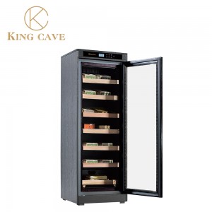 gray cigar cabinet