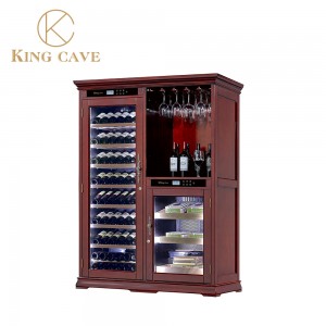 whiskey and cigar cabinet