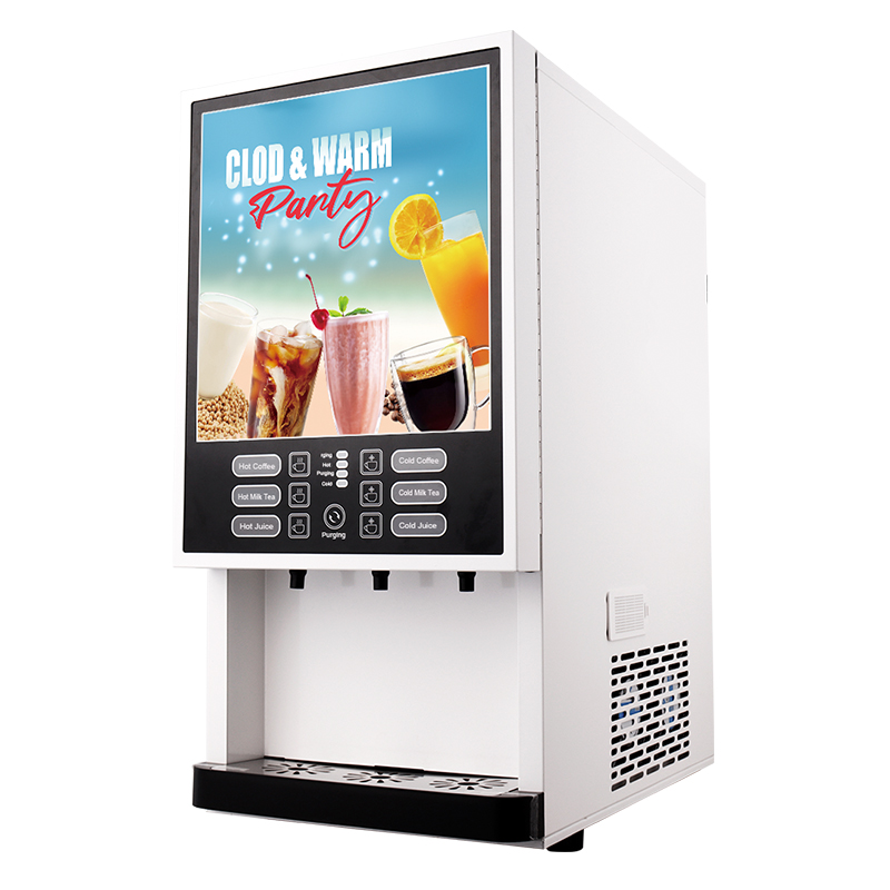 Factory Outlets Tabletop Coffee Vending Machine - 58TL-6F Automatic Instant Coffee Machine – Aidewo
